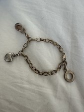 Thomas Sabo Armband Sterlin Silver 2 Charms Bracelet Herz Flip Flop