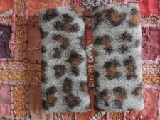 Armstulpen Pulswärmer Musterwalk Leopard