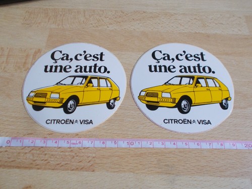 Autocollants citroën visa - citroËn,
