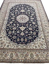Klassischer Teppich Nain Blau