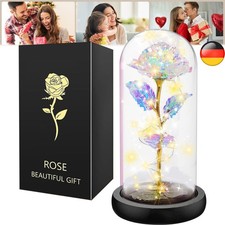 LED Ewige Rose im Glas