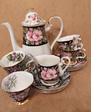 Royal Albert Vintage Exklusiv Kaffe-Sammel-Service-England.