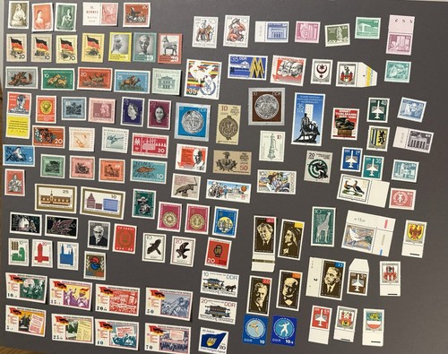Ddr briefmarken posten - ddr, lots