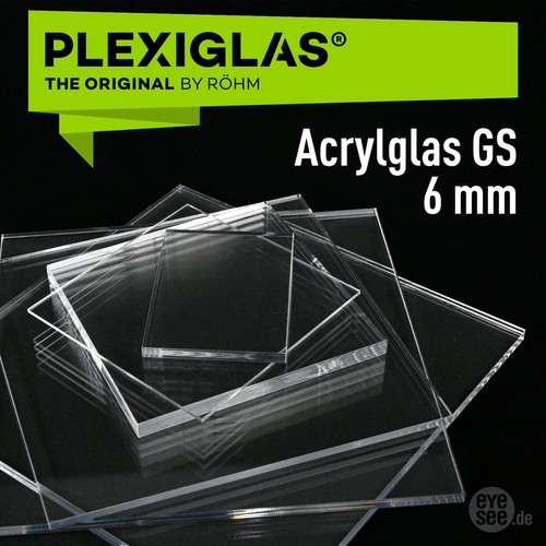 Plexiglas 6mm scheibe - gs,