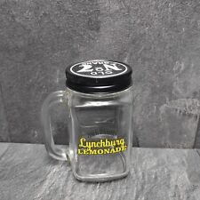 Jack Daniels Lynchburg Lemonade Glas Tasse Mit Deckel | Unbenutzt | Top Zustand 