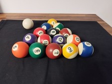 Billardkugeln Set 57,2mm , Poolbillardkugeln,  Vintage, Sport