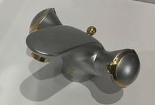 Hansgrohe Mondaro Waschtischarmatur Zwei Griff in EDELMATT-GOLD, Rarität