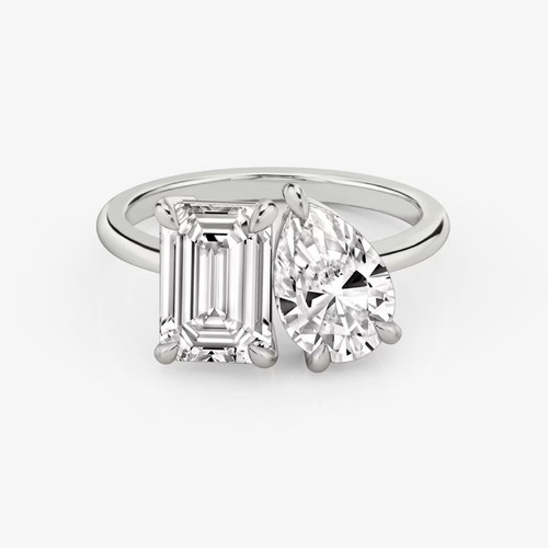 Lab grown diamond - lab, pear