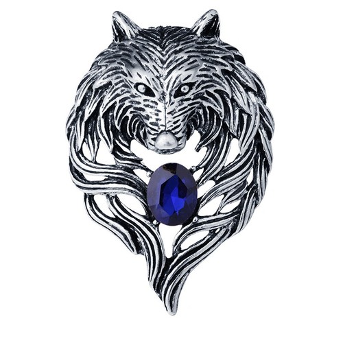Herren strass wolfskopf - herren,