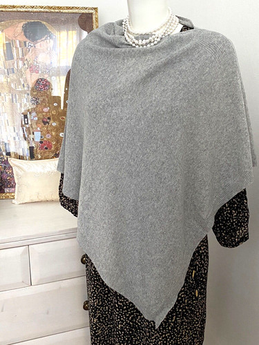 Cashmere made italy poncho - italy,