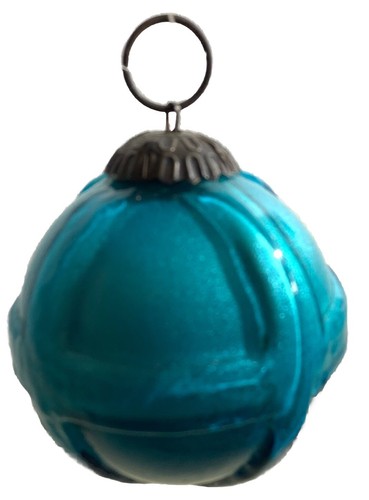 Alte glas kugel ball messing - kugel,