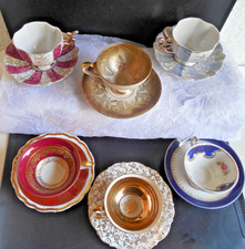 Konvolut 6 Sammeltassen