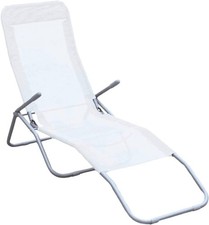 Linea Garden Friend S1621008 Sonnenliege Stahlrohr Ø 25 mm Strandliege Faltbar 