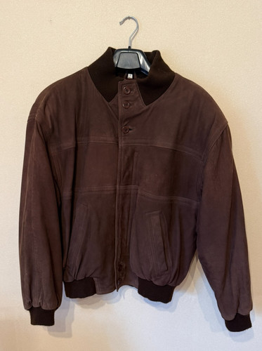 Nubukleder lederjacke - nubukleder,