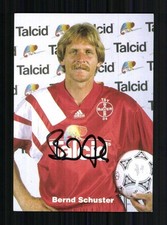 Bernd Schuster Autogrammkarte Bayer Leverkusen 1994-95 Original Signiert