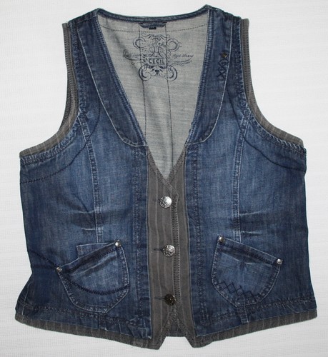 Cecil damen jeansweste weste - jeansweste,