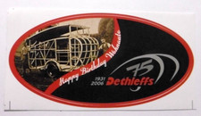 Werbe-Aufkleber Dethleffs 75