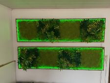 ➡️ 2x Wandbilder Forest Design Moosbild Wand Moos Licht steuerbar übers Handy ✅