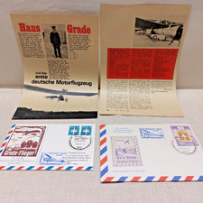 Hans Grade  Flugpostbriefe