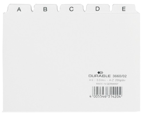 Durable karteiregister pp - durable,