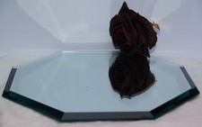 Spiegeluntersetzer achteckig B-Ware Größe 16x16 cm Gummifüsschen kleine Mängel