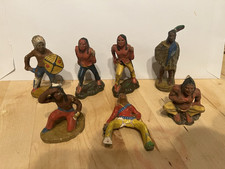 DDR Spielfiguren - Indianer und Cowboys aus Masse