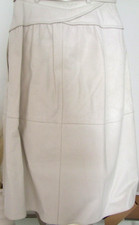 Lederrock (Kunstleder) weiß, Gr. 38, Norma