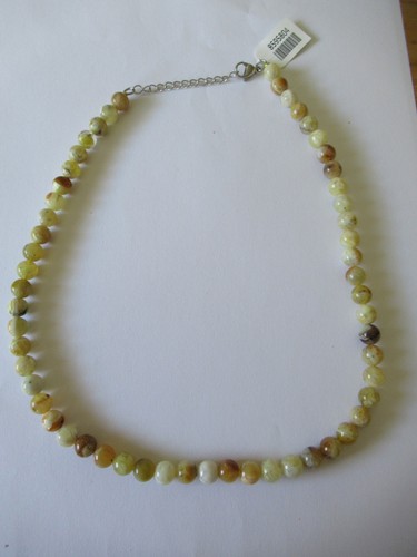 Gelber opal halskette - gelber, halskette.