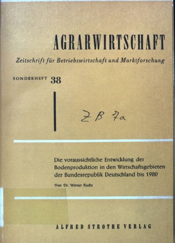 Agrarwirtschaft die - agrarwirtschaft.,