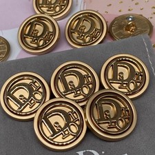 Gold Set 5 Knöpfe Ø 25 mm