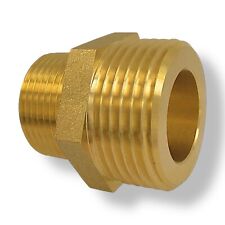 Reduzierung Solar flachdichtend Edelstahl Wellrohr Doppelnippel reduziert AG/AG