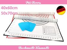 ✅ XXL Ausrollmatte Silikon Teigmatte Backmatte Backunterlage Teigunterlage Matte