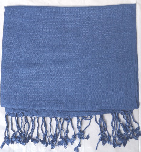 Pashmina schal tuch dunkelblau - pashmina,