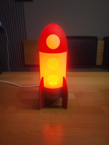 Nachttischlampe rakete - nachttischlampe,