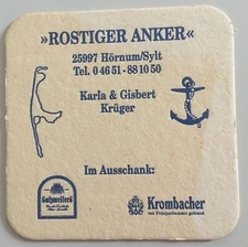 Bierdeckel Krombach Krombacher Brauerei