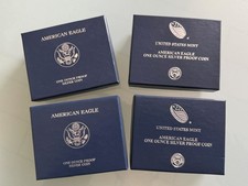 4x American silver eagle 1 oz