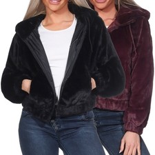 JDY Damen Kunstfelljacke