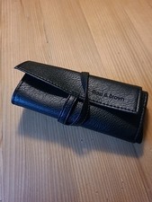 Brillenetui Leder Ross & Brown Brillenschutz zum Wickeln