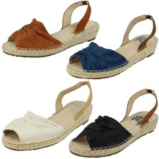 Damen blumen wedge heel - blumen,
