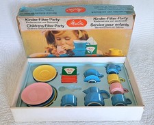 Melitta Kinderservice Kaffee-Set Steinzeug mit Original Verpackung 70er Vintage