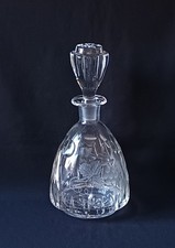 Schöne alte Glas Karaffe