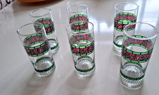 6 x Coca Cola Glas Vintage Retro Decor Nostalgie 0,2 l Tiffany Becher