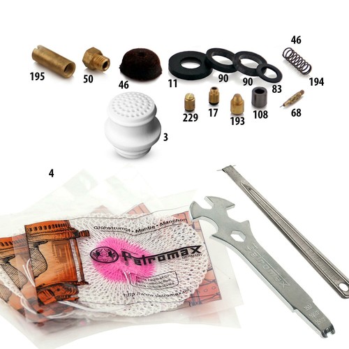 Petromax verschleißteile set - verschleißteile,