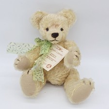 Hermann Coburg 15950-4 Teddybär Green Leaves Jahreslimitierung 2000 35 cm Mohair
