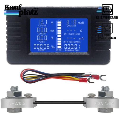 Batteriezähler voltmeter - batteriezähler,