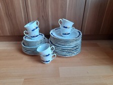 Geschirr Service Kobalt blau