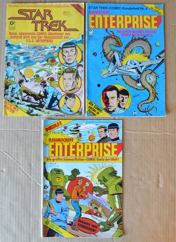 Comic heft raumschiff - 3x,