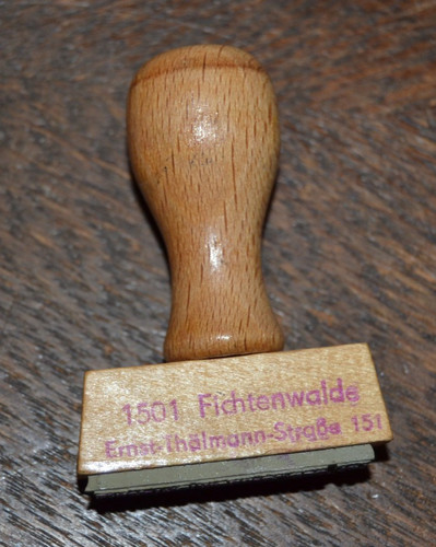 Ddr holzstempel 1501 - ddr,