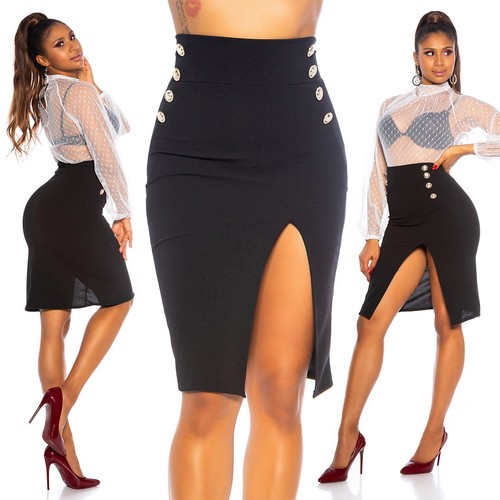 Midi high waist - waist, damen
