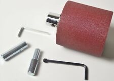 Tischschleifer Trommelschleifer 75 x 75 mm Bohrer / Lederwerkzeuge Schleifaufsatz